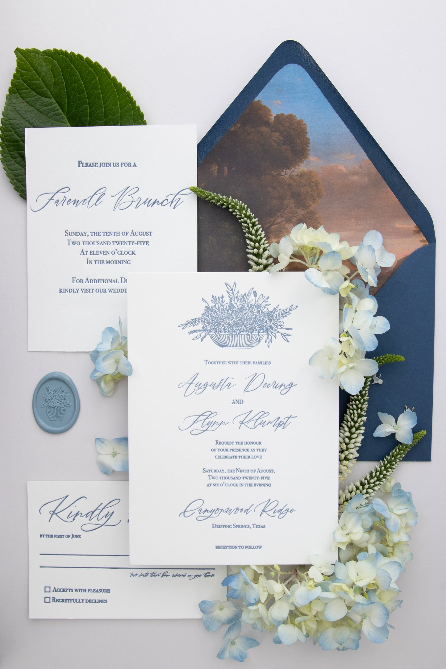 Augusta Wedding Invitation Suite