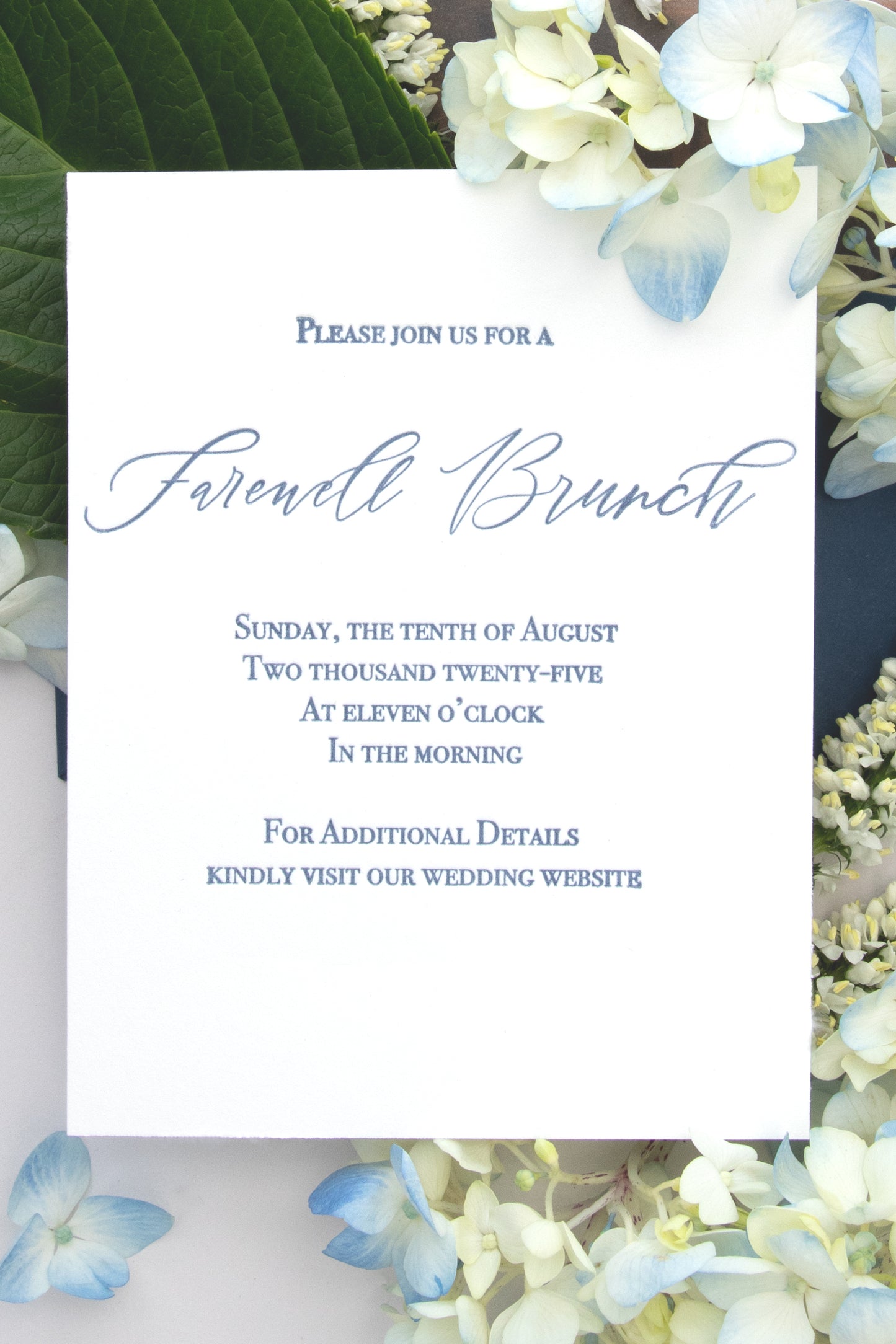 Augusta Wedding Details Card